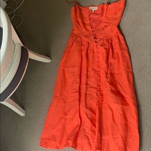 Mara Hoffman coral dress size 2, worn 1x